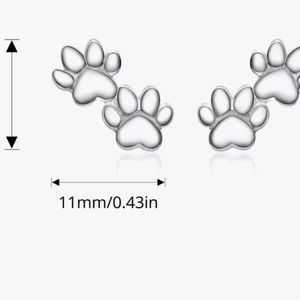 Dog Paws Sterling Silver Jewelry. Measures 1/2” sells for $15